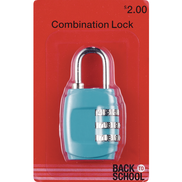 slide 1 of 1, Combination Luggage Lock, 1 ct