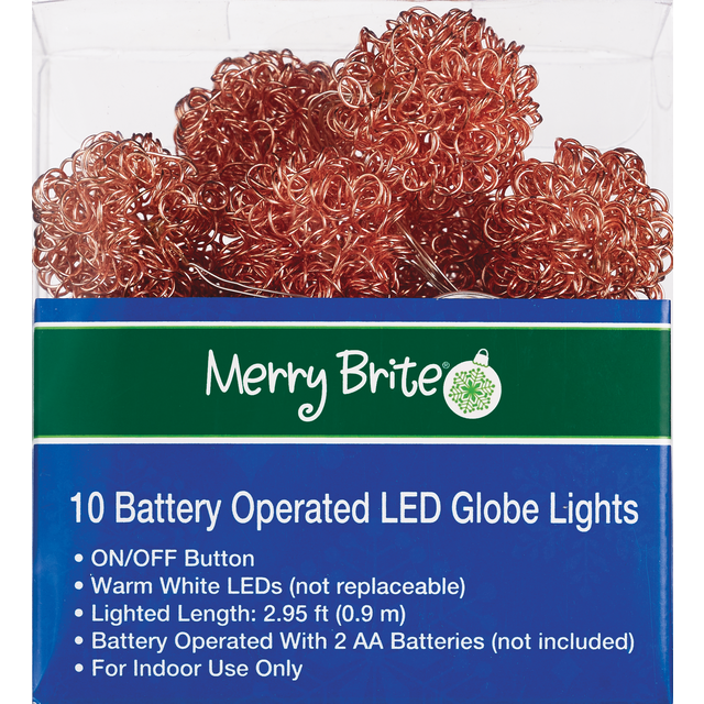 slide 1 of 1, Led 10P Party Rse, 1 ct
