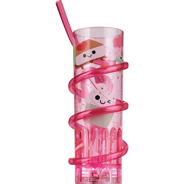 slide 1 of 1, Flashing Straw Cup, 1 ct
