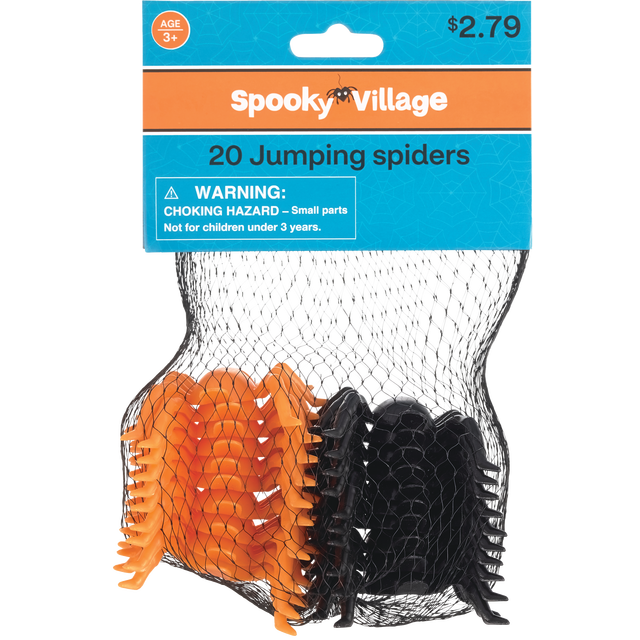 slide 1 of 1, Jumping Spiders, 20 ct