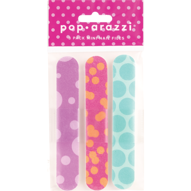slide 1 of 1, Pop 3Pk Mini Nail Files, 1 ct