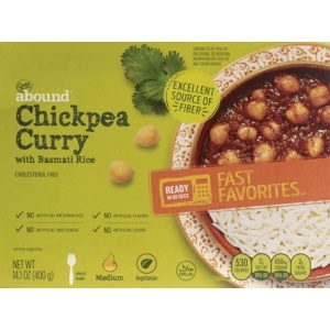 slide 1 of 1, Gold Emblem Abound Fast Favorites Chickpea Curry With Basmati Rice, 14.1 Oz, 14.1 oz