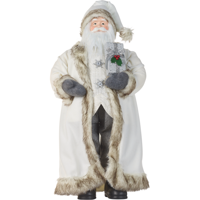 slide 1 of 1, 34In Standing Santa With Present, 1 ct