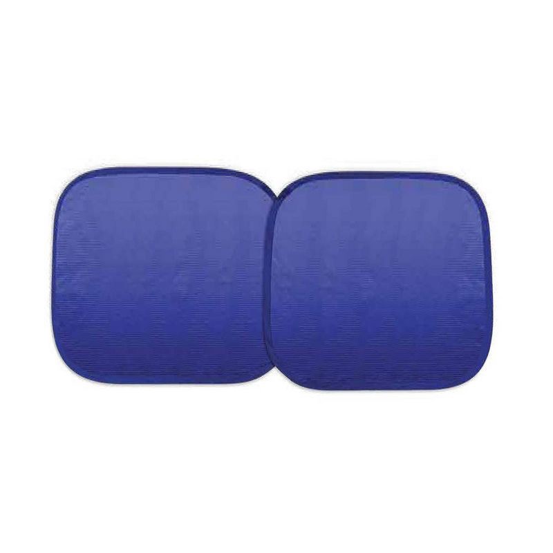 slide 4 of 5, Type S Standard Fashion Reversible Spring Sunshade Blue/Silver, 1 ct