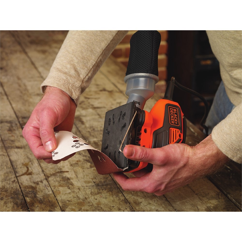 slide 4 of 6, BLACK+DECKER 2 -Amp Variable Speed Sheet Sander with Dust Management, 1 ct