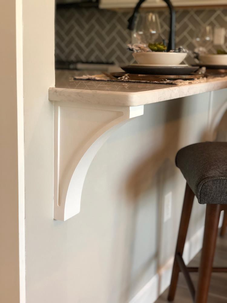 slide 2 of 6, Ornamental Mouldings 3-in x 8-in x 12-in Unfinished Maple Wood Paintable/Stainable Corbel, 1 ct