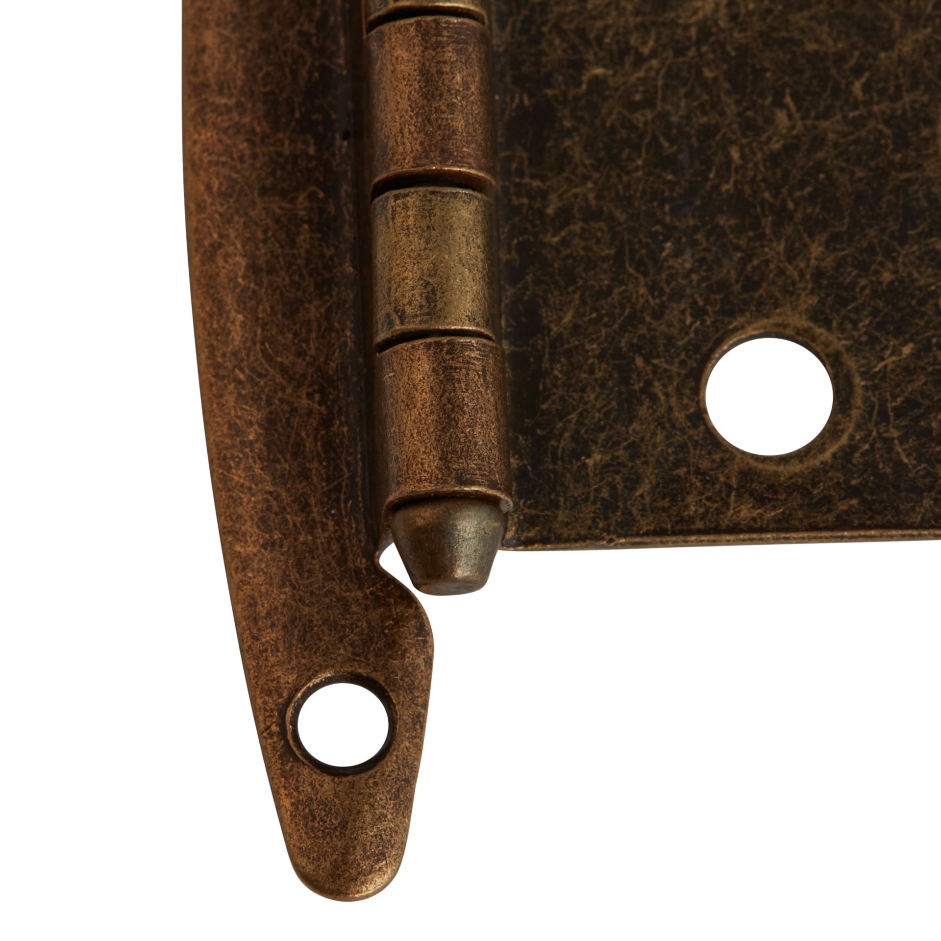 slide 2 of 6, RELIABILT 200-Degree Adjustable Overlay Overlay Surface Aged brass Cabinet Hinge, 1 Pair(s) 2 -Pieces, 1 ct
