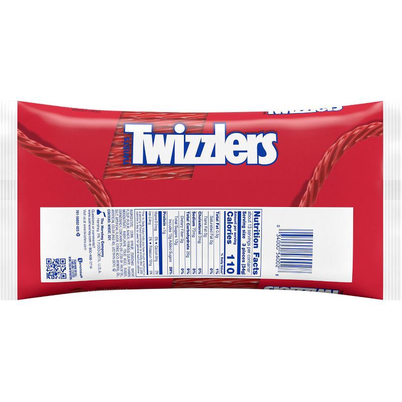 slide 4 of 7, Twizzlers Strawberry Flavored Licorice Twists, Low Fat Candy - 16oz, 16 oz