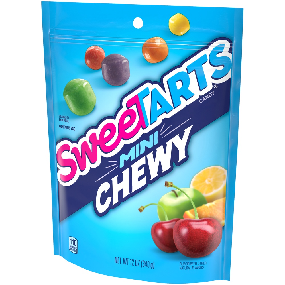 slide 3 of 8, SweeTARTS Mini Chewy Candy, 12 oz