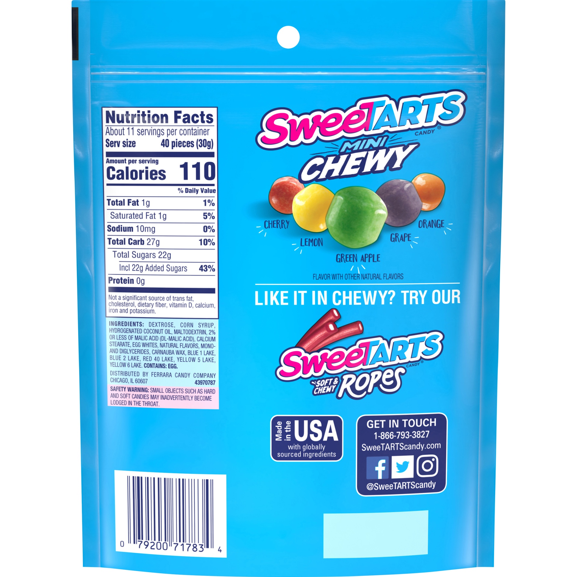 slide 6 of 8, SweeTARTS Mini Chewy Candy, 12 oz