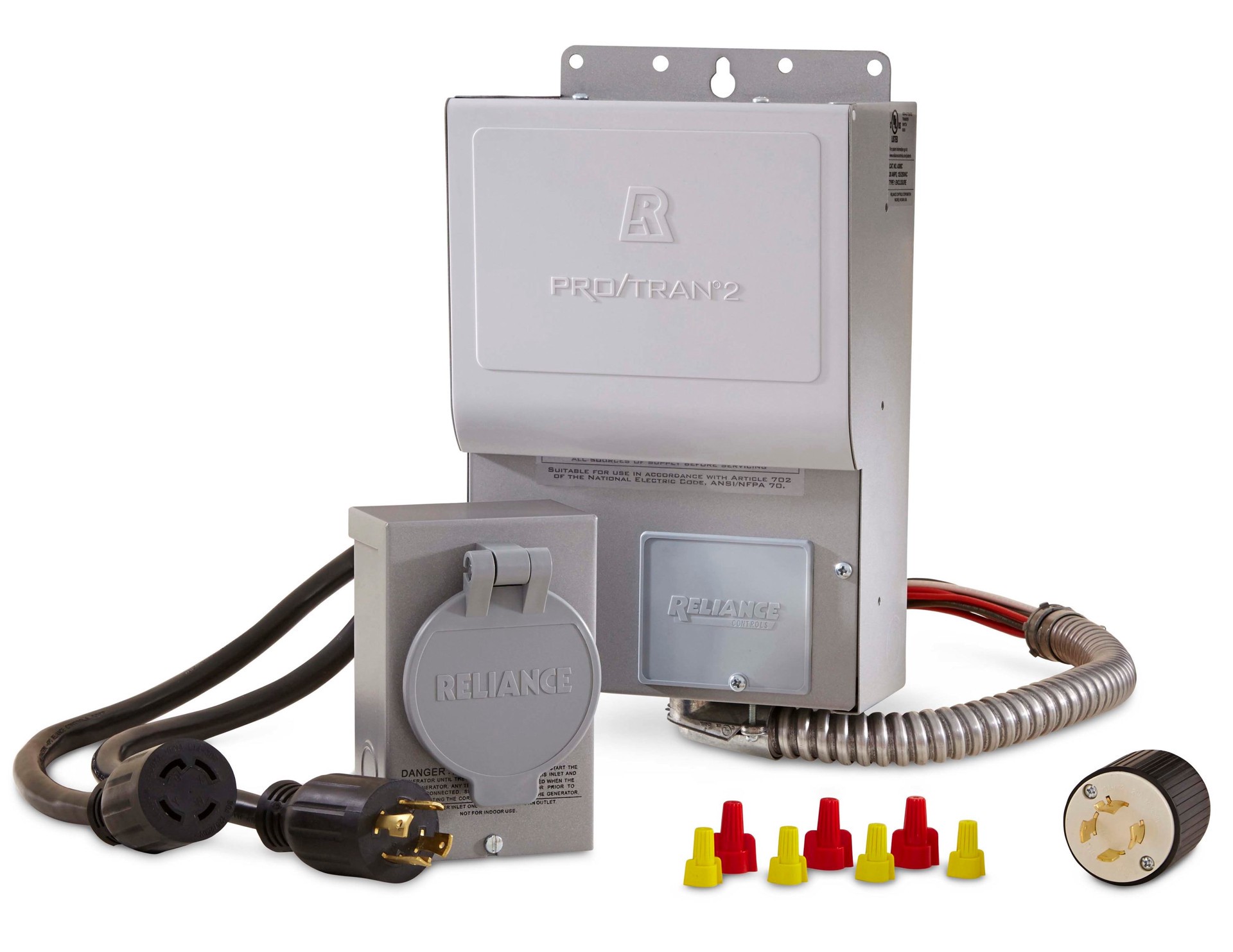 slide 2 of 6, Reliance 30 -Amp ProTran 2 Manual Transfer Switch, 1 ct