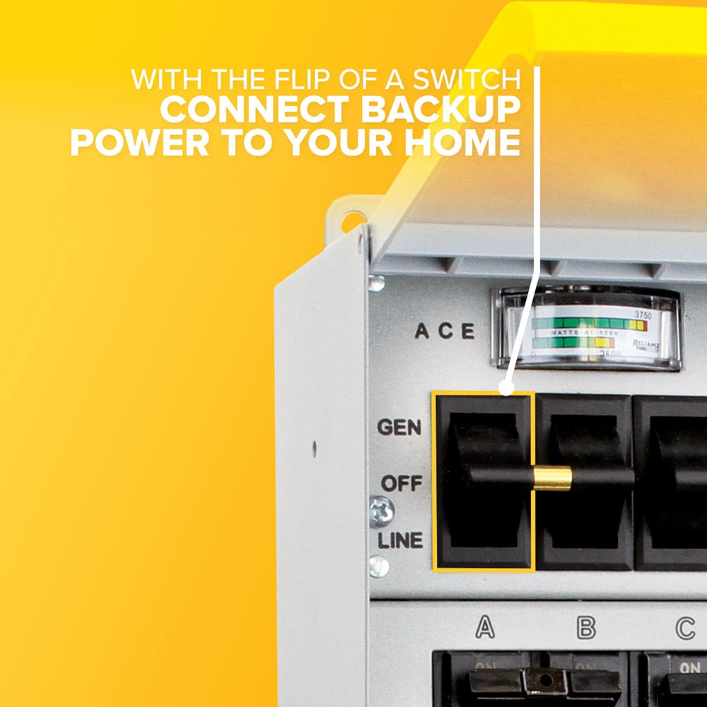slide 6 of 6, Reliance 30 -Amp ProTran 2 Manual Transfer Switch, 1 ct