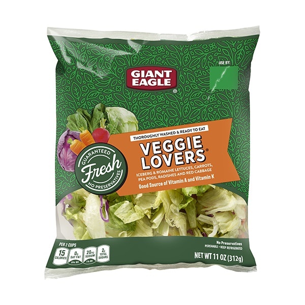 slide 1 of 1, Giant Eagle Ge Veggie Lovers, 6 oz