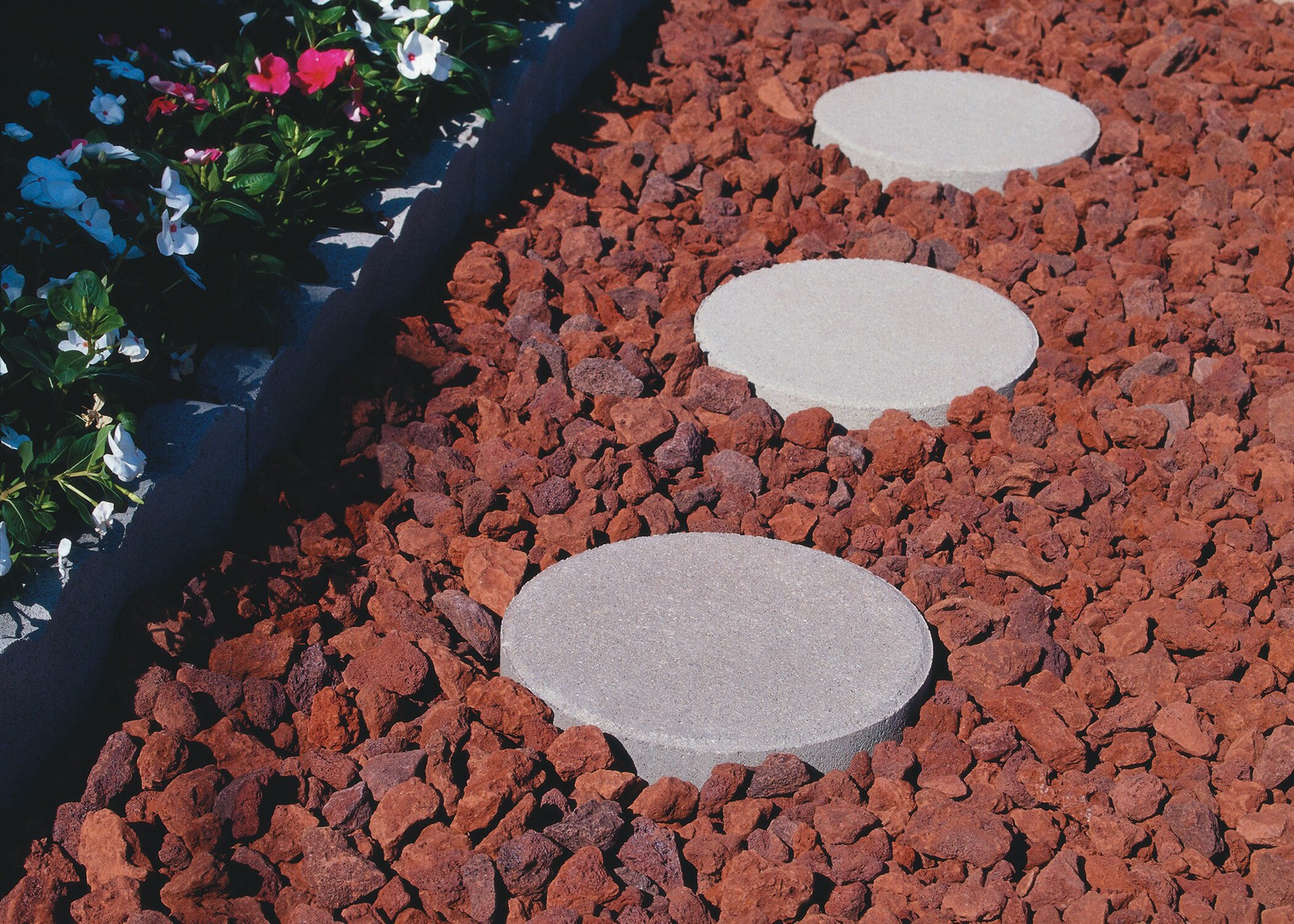 slide 4 of 6, EARTHESSENTIALS BY QUIKRETE 0.5 cu ft Red Lava rock (0.5 - 3-in), 1 ct