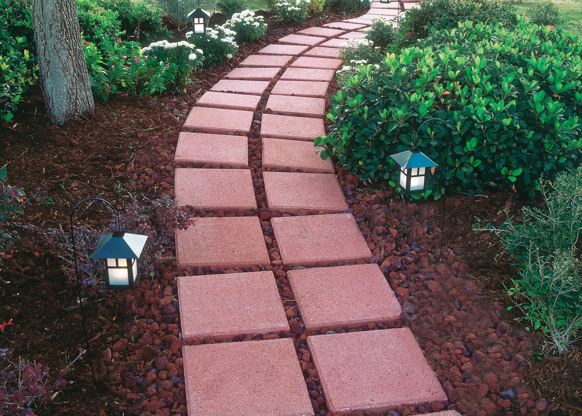 slide 5 of 6, EARTHESSENTIALS BY QUIKRETE 0.5 cu ft Red Lava rock (0.5 - 3-in), 1 ct