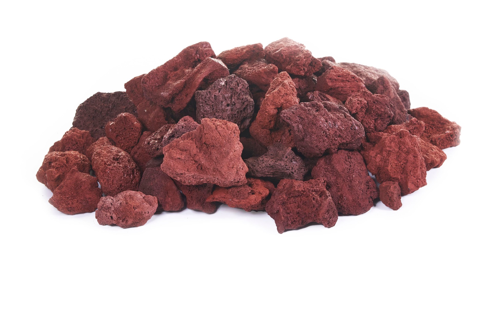 slide 6 of 6, EARTHESSENTIALS BY QUIKRETE 0.5 cu ft Red Lava rock (0.5 - 3-in), 1 ct