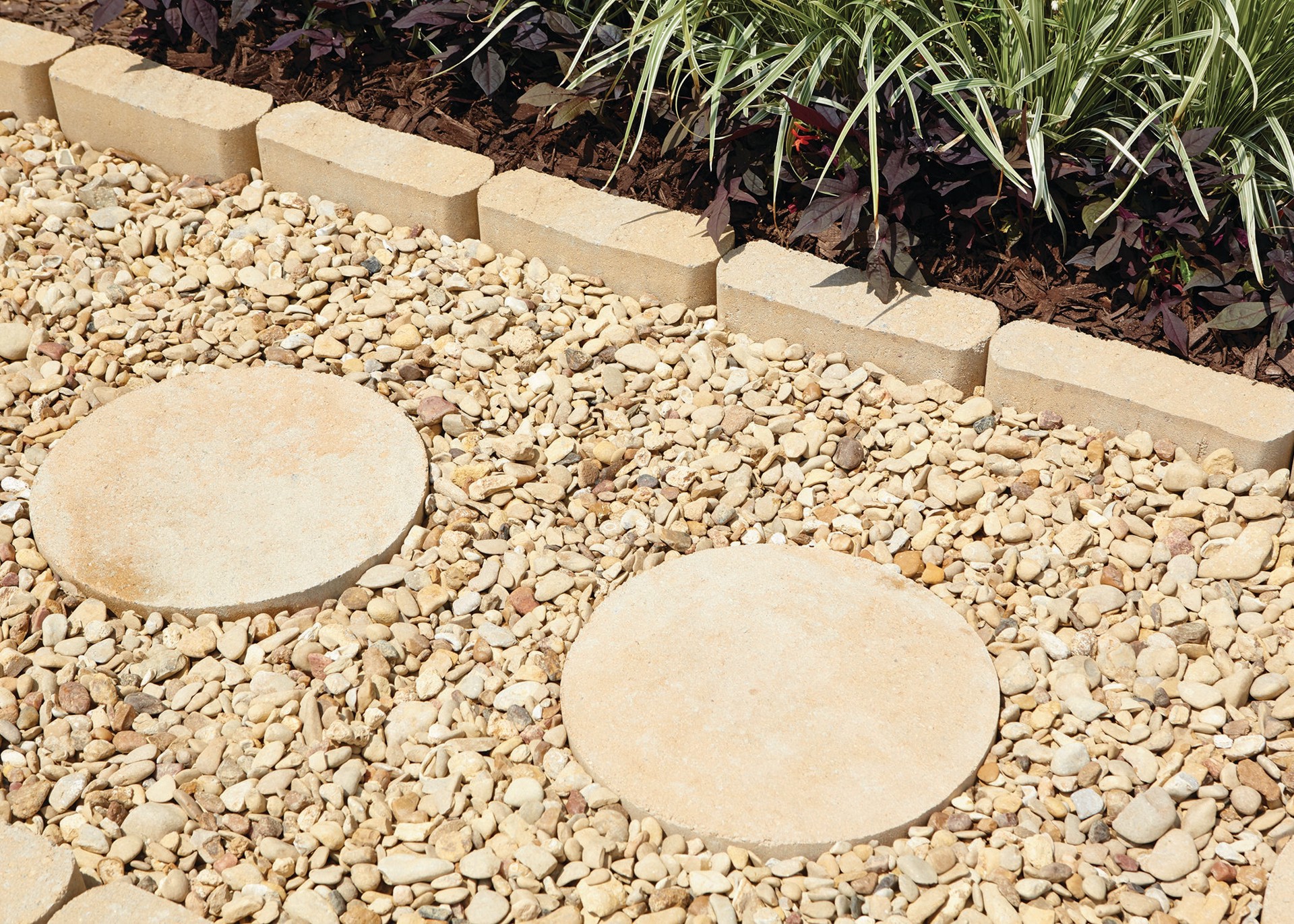 slide 4 of 6, EARTHESSENTIALS BY QUIKRETE 0.5 cu ft Multicolor River rock (0.5 - 3-in), 1 ct