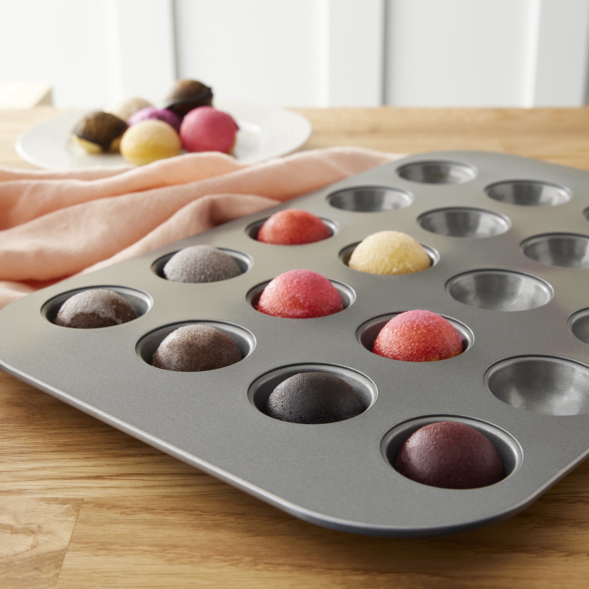 slide 6 of 6, Non-Stick Donut Hole Pan By Celebrate It, 10.6 in x 15.7 in x 0.9 in