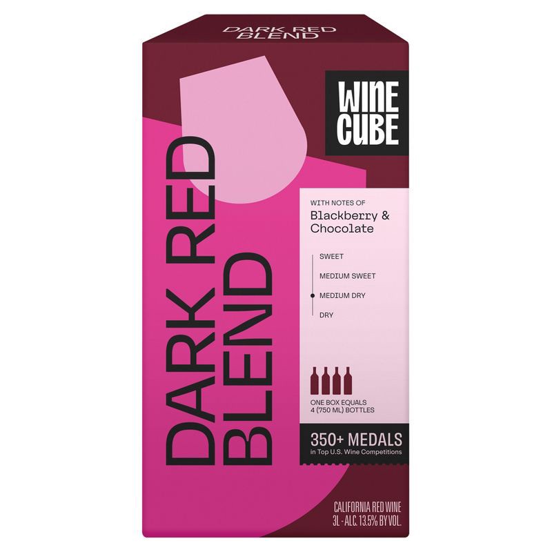 slide 2 of 5, Dark Red Blend Red Wine - 3L Box - Wine Cube™, 3 liter