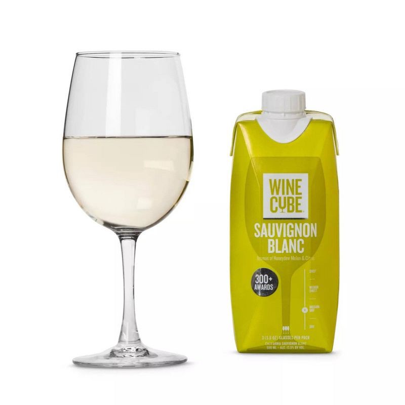 slide 2 of 4, Sauvignon Blanc - 500ml Carton - Wine Cube™, 500 ml