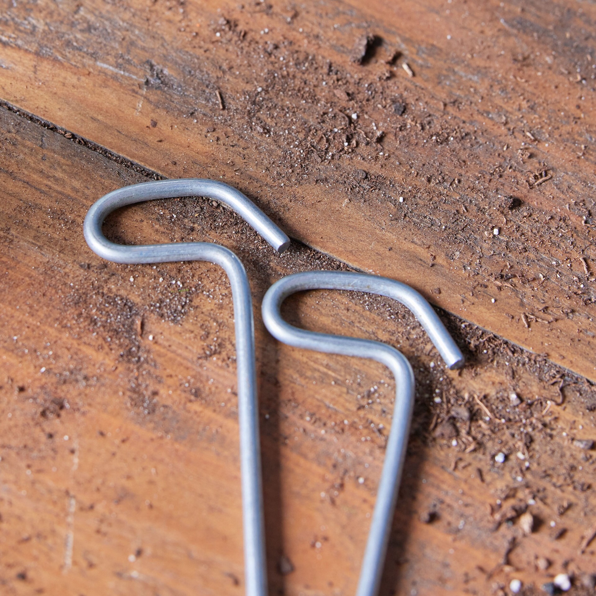 slide 3 of 6, 7-in Silver Steel Functional Plant hook(s), 1 ct
