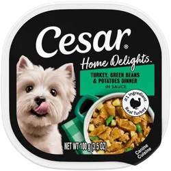 Cesar Home Delights with Turkey, Potato and Vegetable Flavor Small Breed Wet Dog Food - 3.5oz