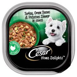Cesar Home Delights with Turkey, Potato and Vegetable Flavor Small Breed Wet Dog Food - 3.5oz