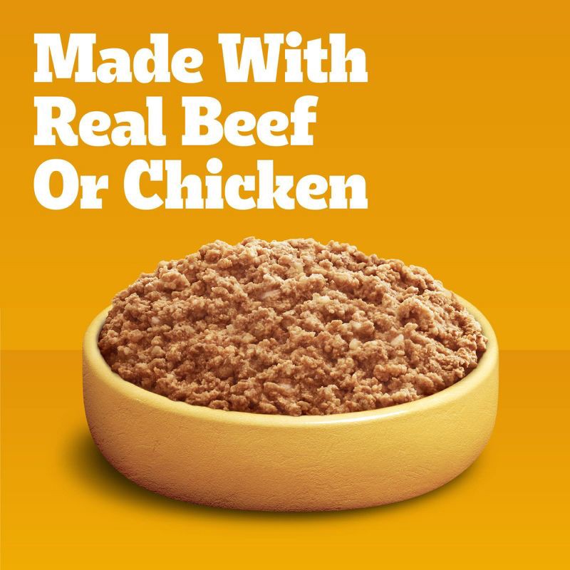 slide 4 of 17, Pedigree Chopped Ground Dinner Chicken and Beef Flavor Variety Pack Wet Dog Food - 13.2oz/12ct, 13.2 oz, 12 ct