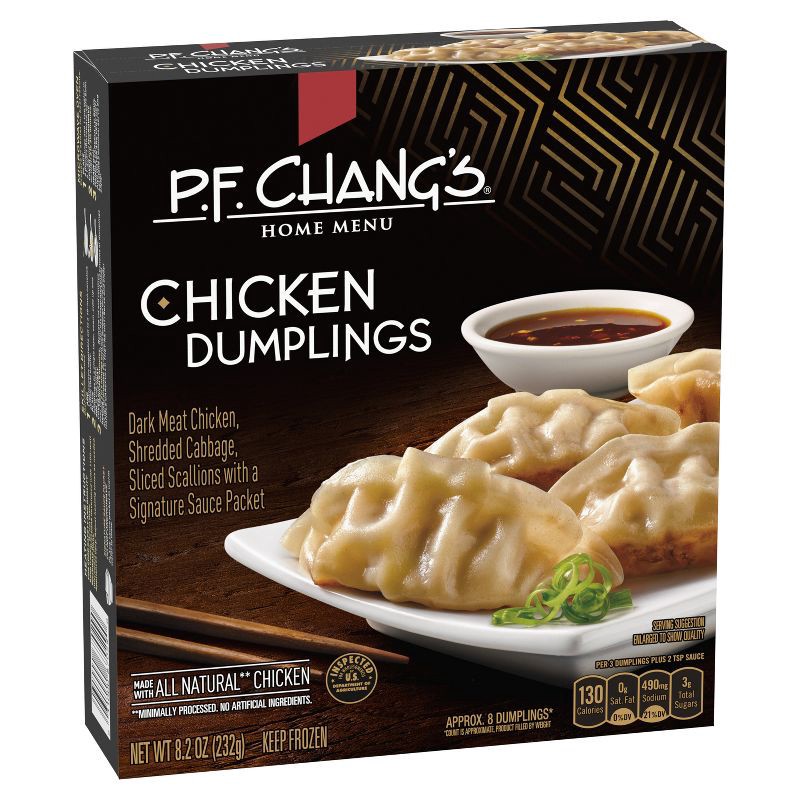 slide 2 of 5, P.F. Chang's Frozen Chicken Dumplings - 8.2oz, 8.2 oz