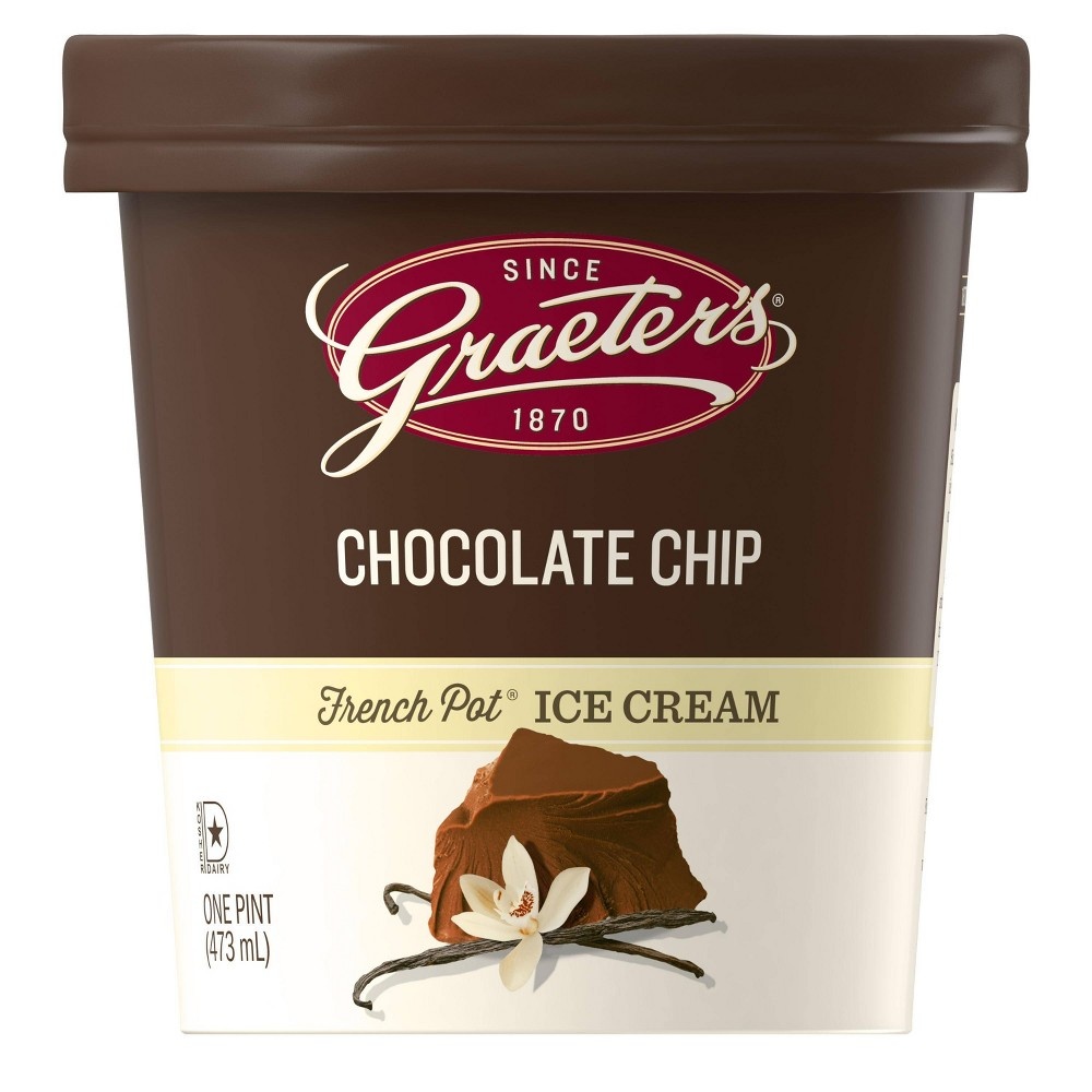 slide 3 of 3, Graeter's Vanilla Chocolate Chip Ice Cream, 16 oz