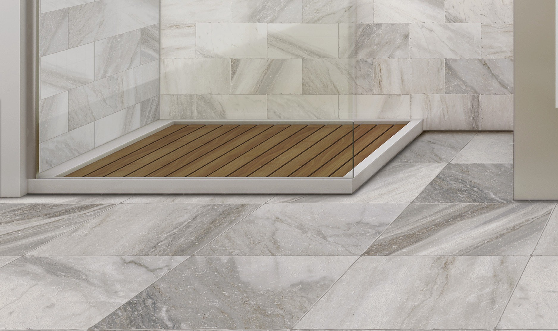 slide 6 of 6, allen + roth Sovereign Stone Pearl 6-in x 12-in Glazed Porcelain Floor and Wall Tile ( 0.49-sq ft Piece ), 1 ct