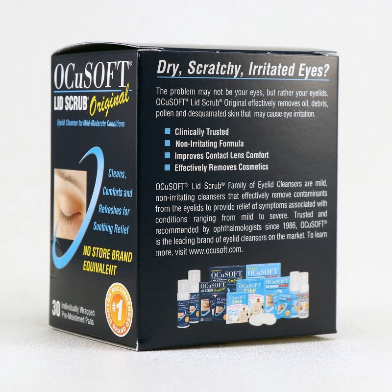 slide 2 of 6, OCuSOFT Eye Lid Scrub Original Pre-Moistened Pads - 30ct, 30 ct