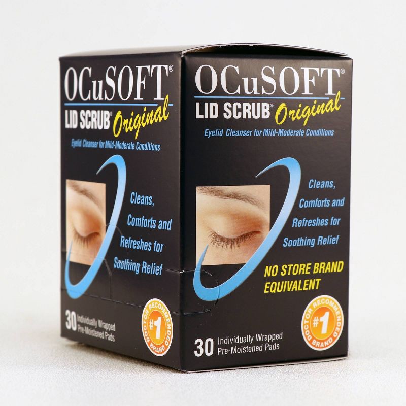 slide 4 of 6, OCuSOFT Eye Lid Scrub Original Pre-Moistened Pads - 30ct, 30 ct