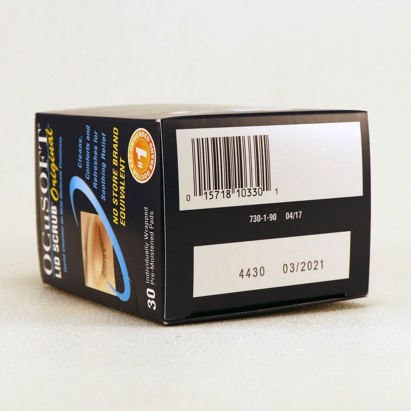 slide 6 of 6, OCuSOFT Eye Lid Scrub Original Pre-Moistened Pads - 30ct, 30 ct