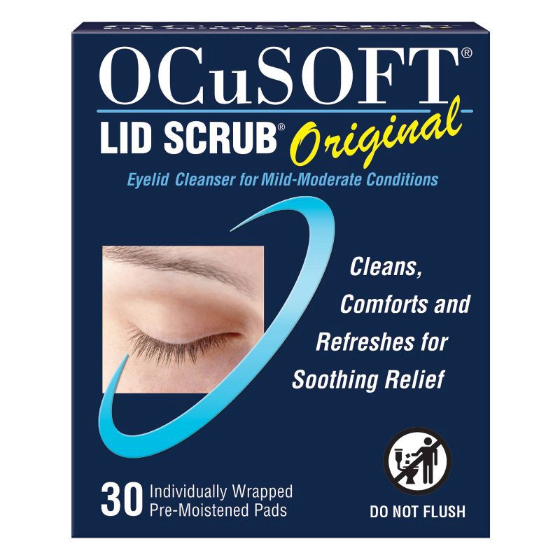 slide 1 of 8, OCuSOFT Eye Lid Scrub Original Pre-Moistened Pads - 30ct, 30 ct
