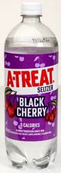 Atreat Black Cherry Seltzer 1 liter