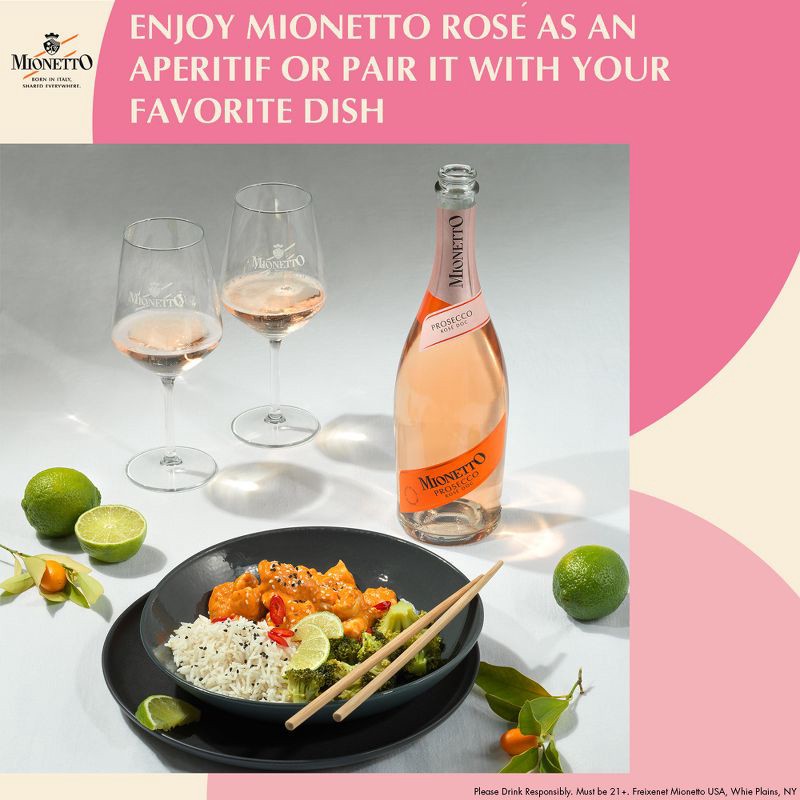 slide 5 of 7, Mionetto Prosecco Rosé Wine - 750ml Bottle, 750 ml