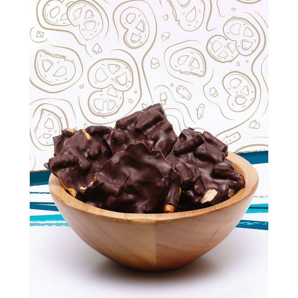 slide 3 of 6, barkTHINS Sea Salt Dark Chocolate Pretzels - 10oz, 10 oz