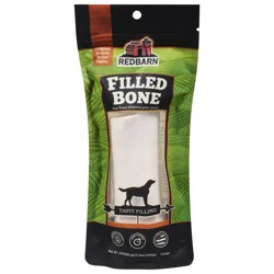 Redbarn Naturals Filled Bone Dog Treat - Large Dog, Peanut Butter