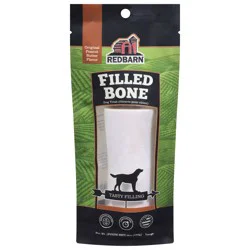 Redbarn Naturals Filled Bone Dog Treat - Large Dog, Peanut Butter