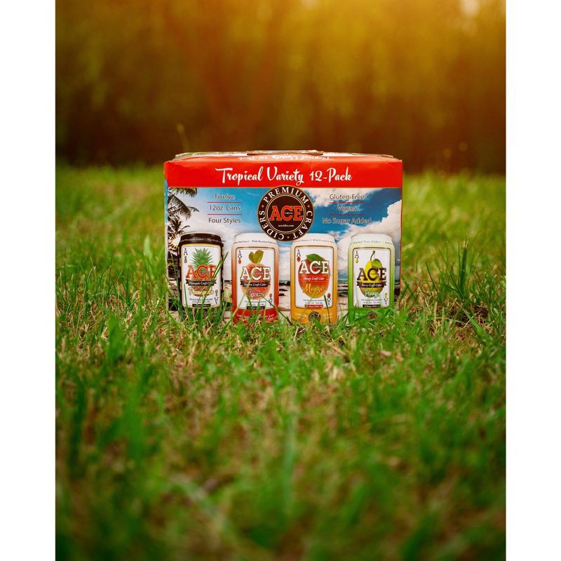 slide 2 of 12, ACE Cider ACE Hard Cider Variety Pack - 12pk/12 fl oz Cans, 12 ct; 12 fl oz