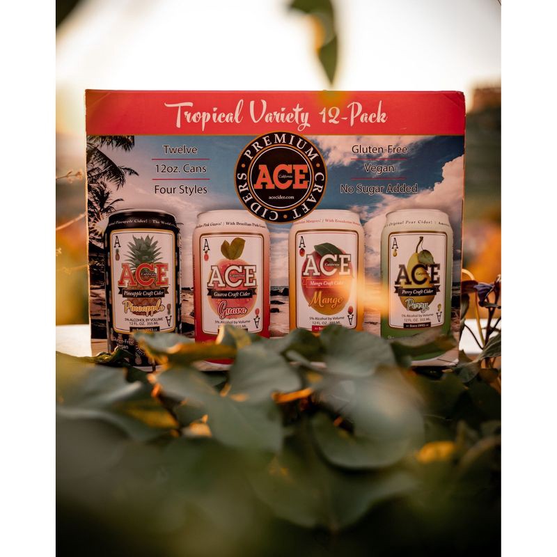 slide 5 of 12, ACE Cider ACE Hard Cider Variety Pack - 12pk/12 fl oz Cans, 12 ct; 12 fl oz