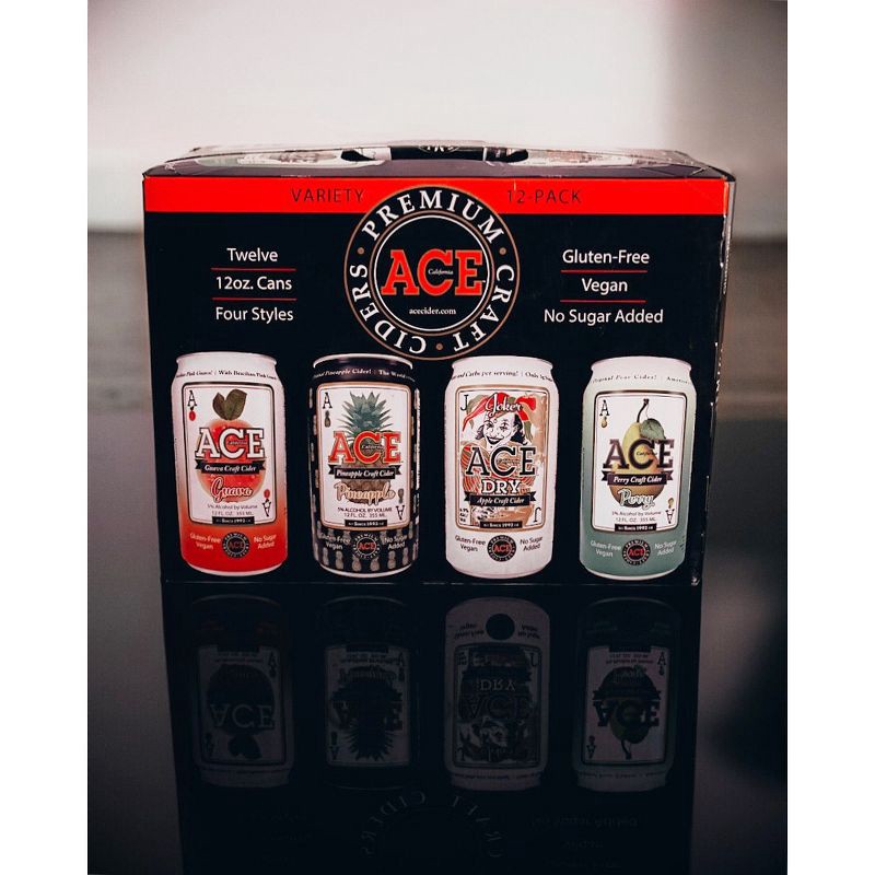 slide 7 of 12, ACE Cider ACE Hard Cider Variety Pack - 12pk/12 fl oz Cans, 12 ct; 12 fl oz