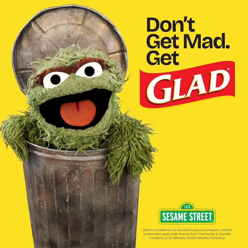 slide 8 of 10, Glad ForceFlex Large Drawstring Black Trash Bags - 30gal/34ct, 30 gal, 34 ct