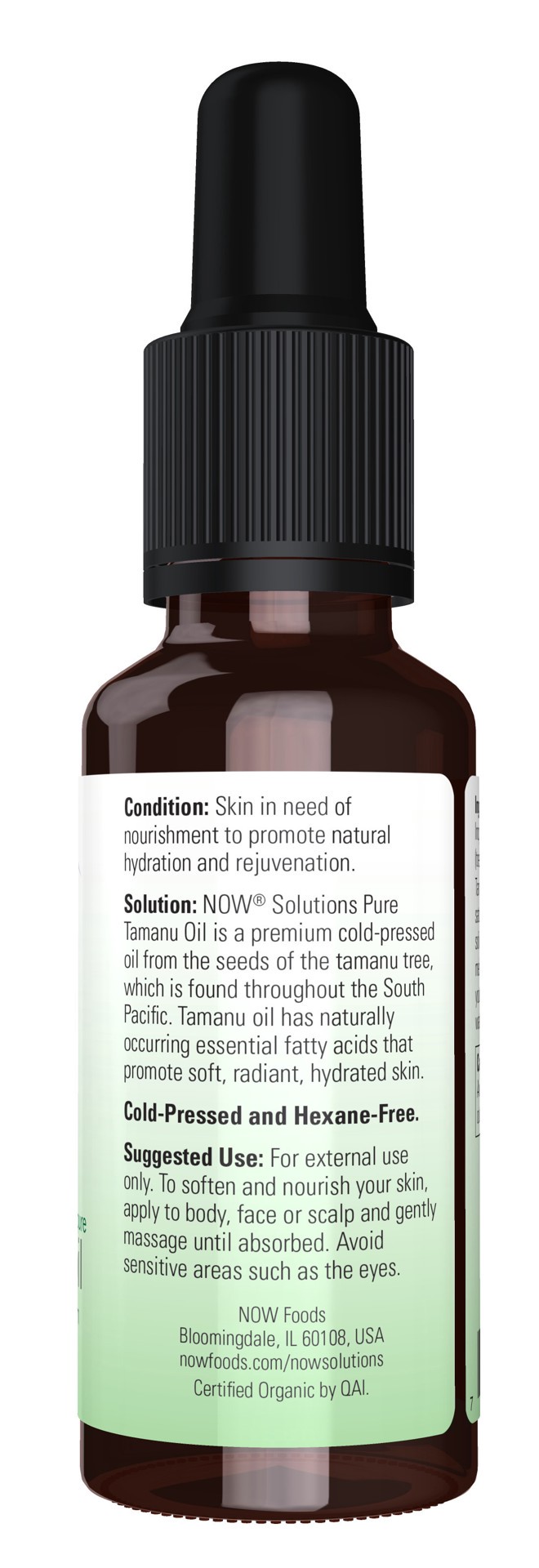 slide 5 of 5, NOW Solutions Tamanu Oil, Organic, 1 fl oz