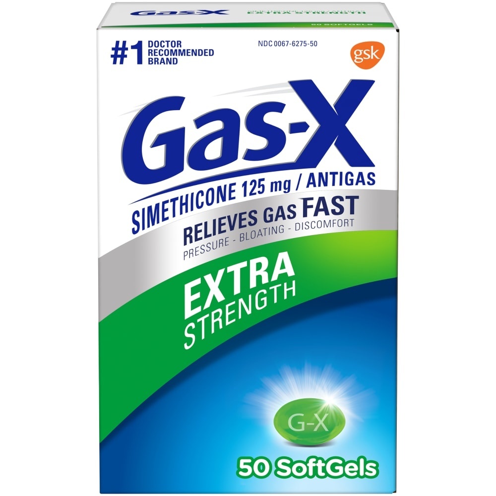 slide 1 of 9, Gas-X Strength Soft Gels, 1 ct