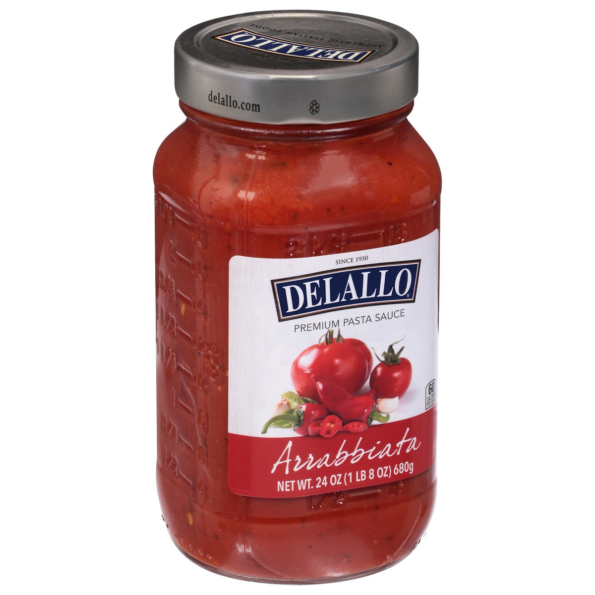 slide 6 of 12, DeLallo Premium Arrabbiata Pasta Sauce 24 oz, 24 oz