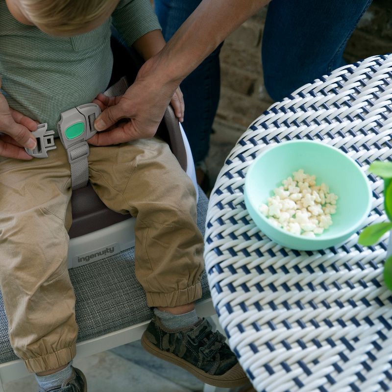 slide 3 of 11, Ingenuity Toddler Booster Seat - Slate, 1 ct