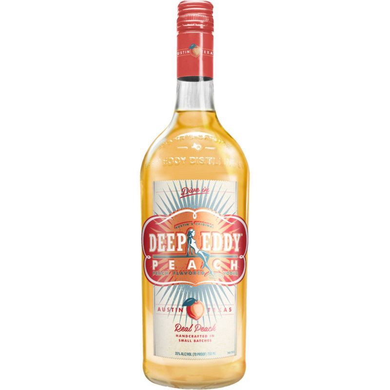 slide 1 of 7, Deep Eddy Peach Vodka - 750ml Bottle, 750 ml