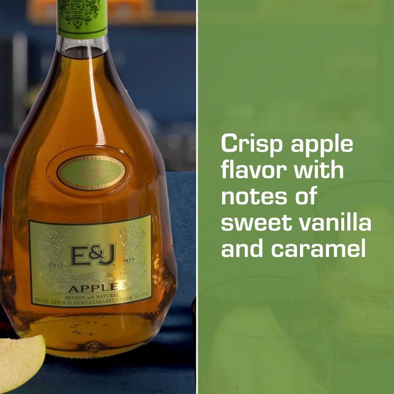 slide 4 of 7, E&J Flavored Apple Brandy - 750ml Bottle, 750 ml